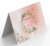 Zaproszenia na chrzest MINI BOHO - 15 wzory 