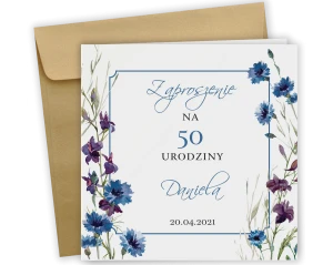 Zaproszenia na urodziny BOHO - 35 wzory 