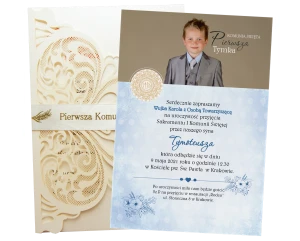 Zaproszenia na Komunię Foto Modena