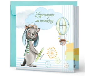 Zaproszenia na urodziny Boy - 6 wzorów 