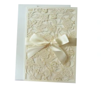 Zaproszenia na Chrzest Amelia Ribbon