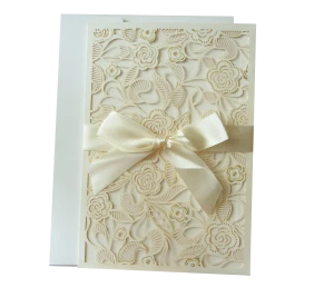 Zaproszenia na Chrzest Amelia Ribbon