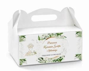 Pudełka na ciasto - Komunia Święta (9 sztuk)