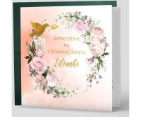Zaproszenia na komunię BOHO - 36 wzory